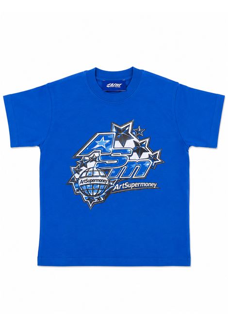 T-shirt con stampa ARTSUPERMONEY KIDS | SMJTS04964BLU